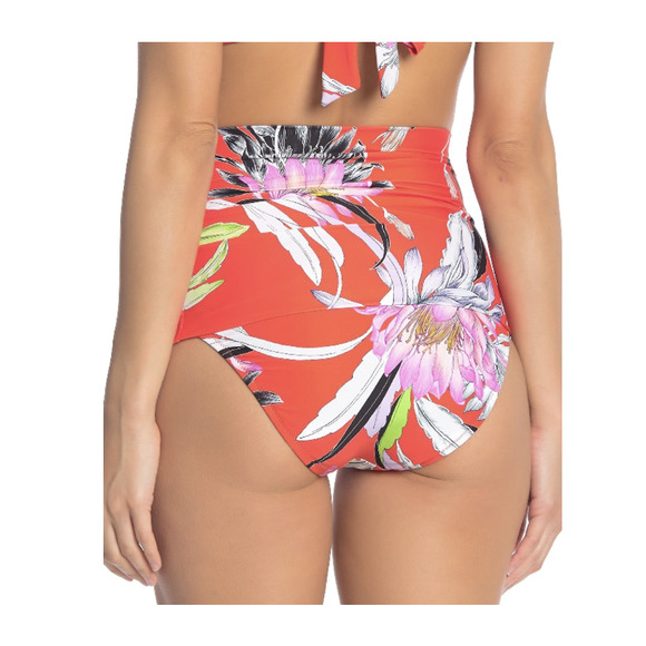 Trina Turk Shangri La Convertible Skirted High Waist Bikini Bottoms | Womens 4 - Picture 4 of 7